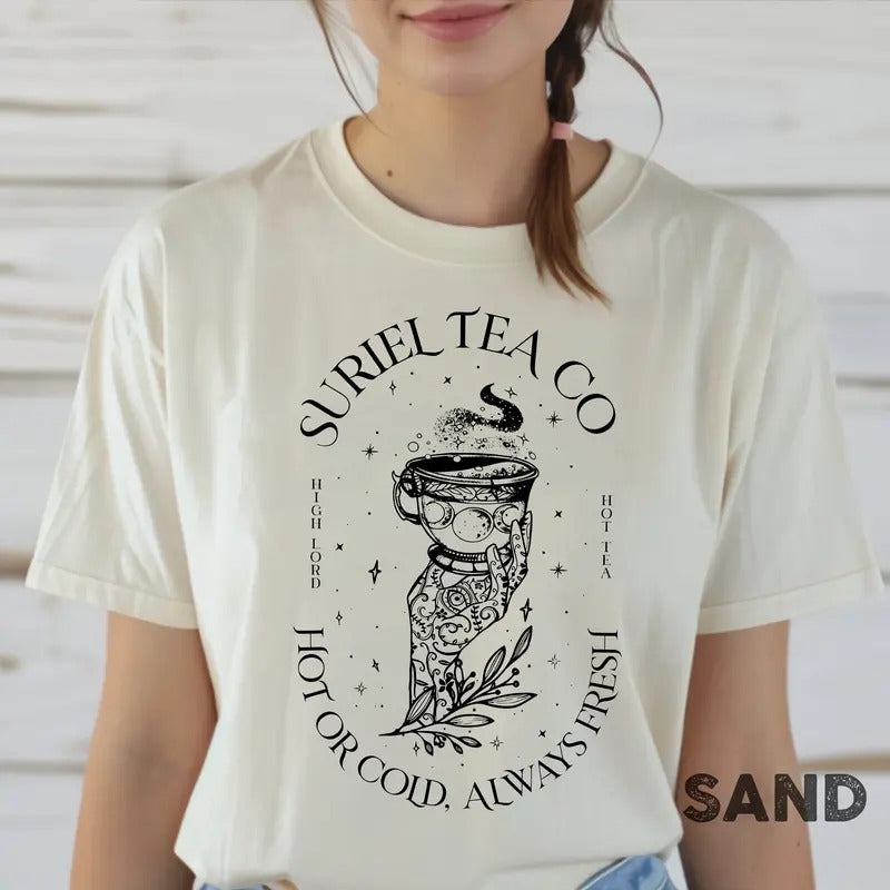 Suriell Tea Co Gildan T-Shirt, A Court Of Thorns And Roses Shirt, Bookish T-Shirt, The Night Court Gift Shirt, Bookish...