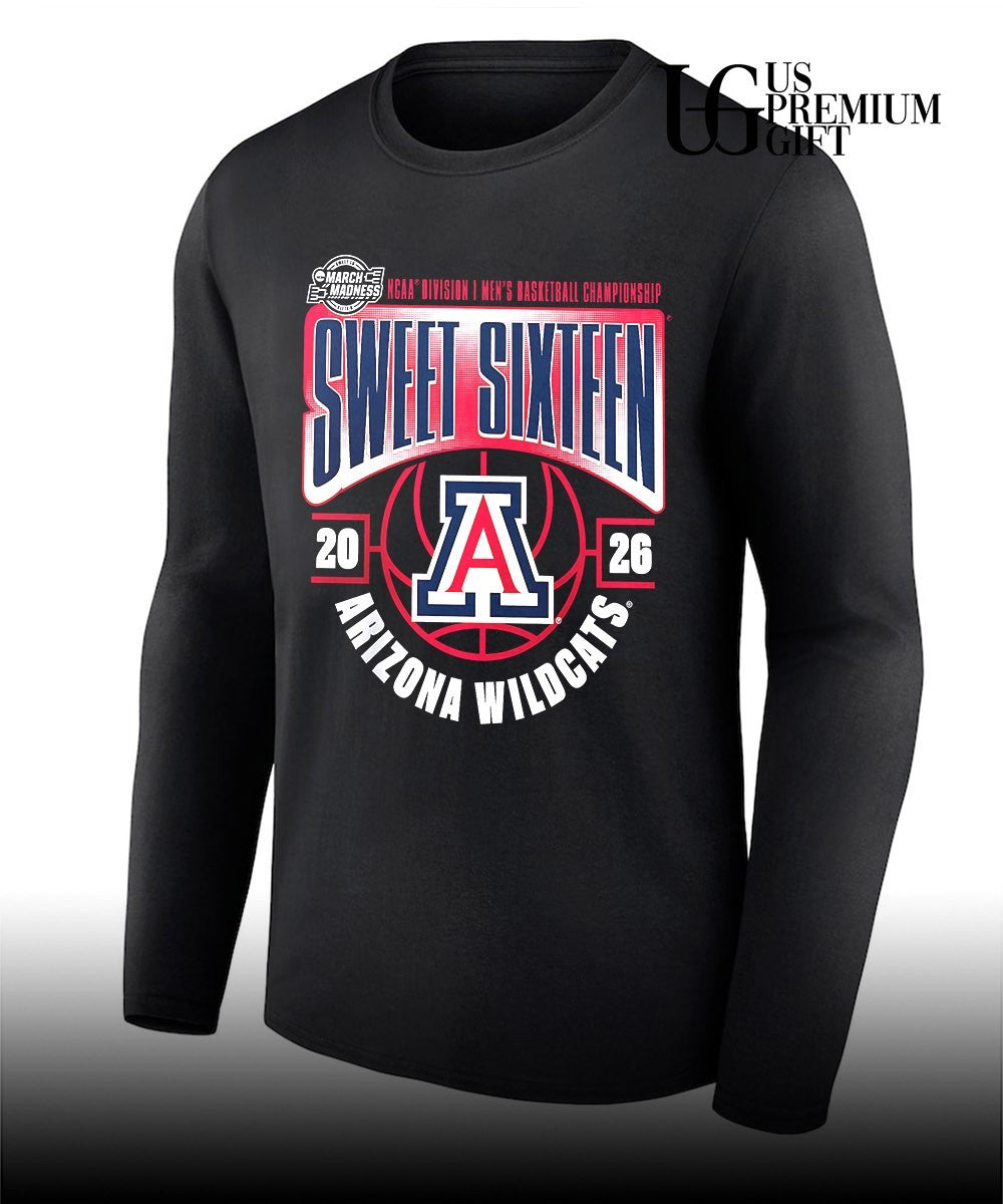 Sweet 16 Arizona Wildcats 2026 NCAA Men’s Basketball Tournament March Madness shirt