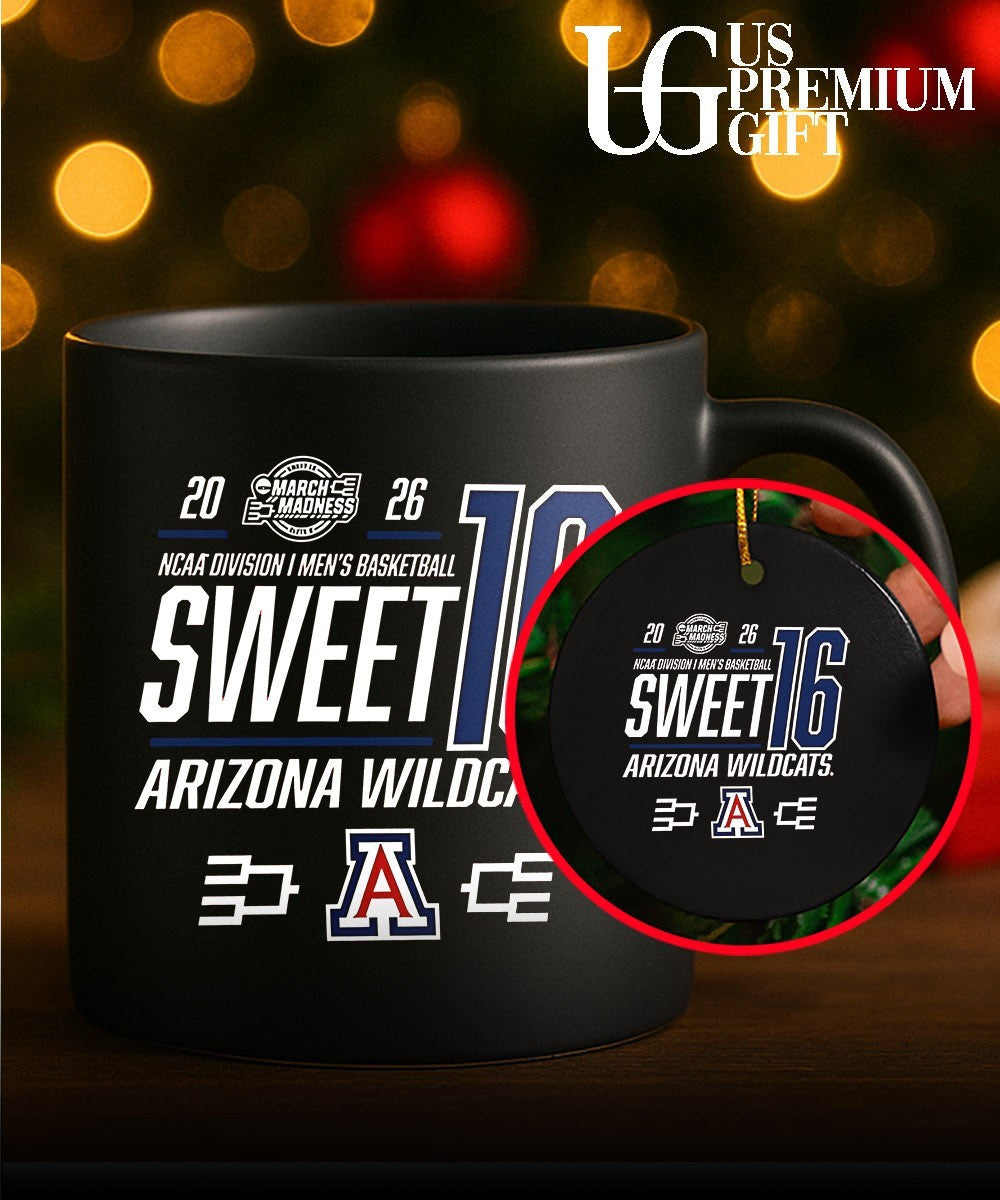 Sweet 16 Bound Arizona Wildcats 2026 NCAA Men’s basketball March Madness shirt