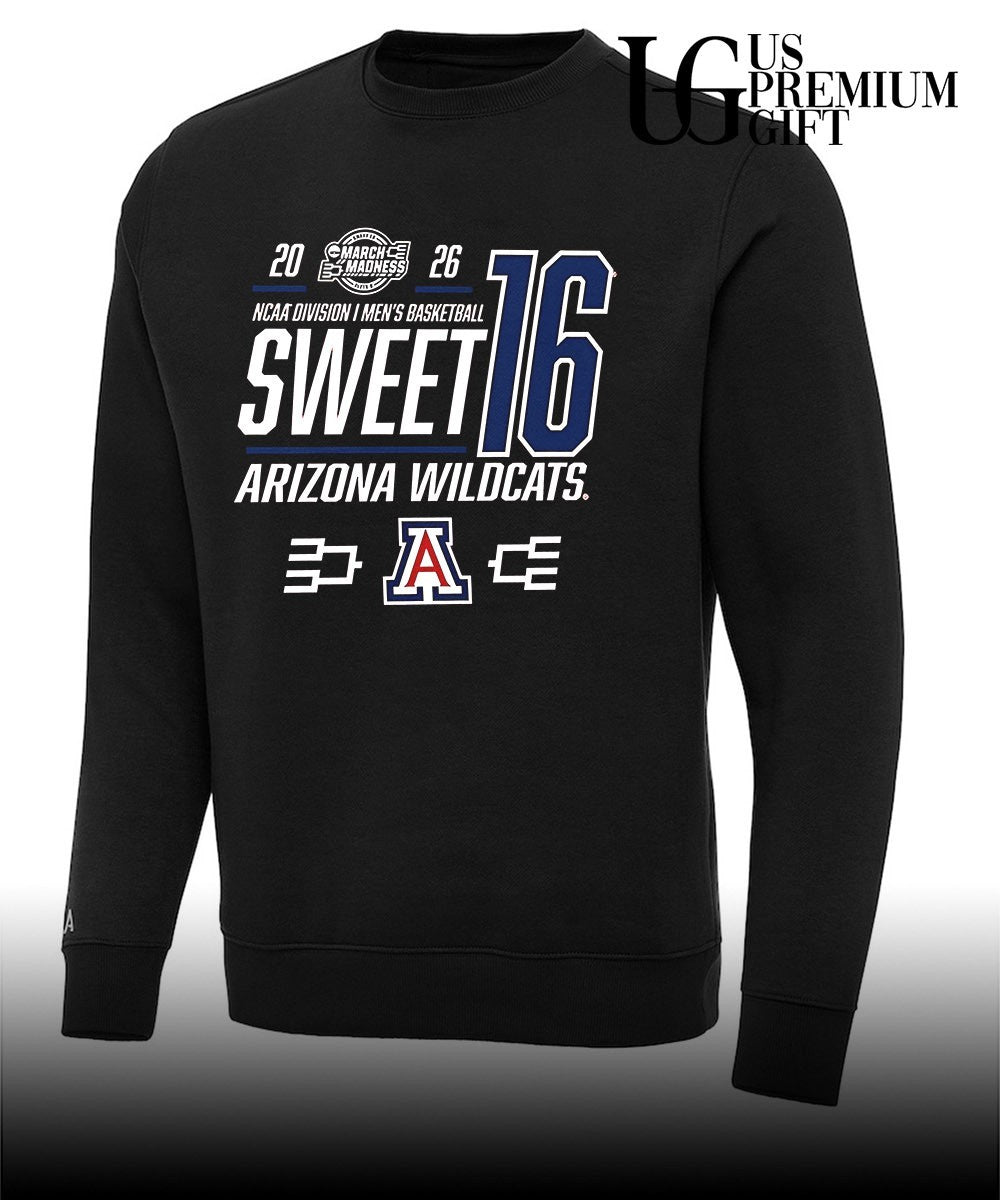 Sweet 16 Bound Arizona Wildcats 2026 NCAA Men’s basketball March Madness shirt