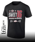 Sweet 16 Bound Arkansas Razorbacks 2026 NCAA Men’s basketball March Madness shirt