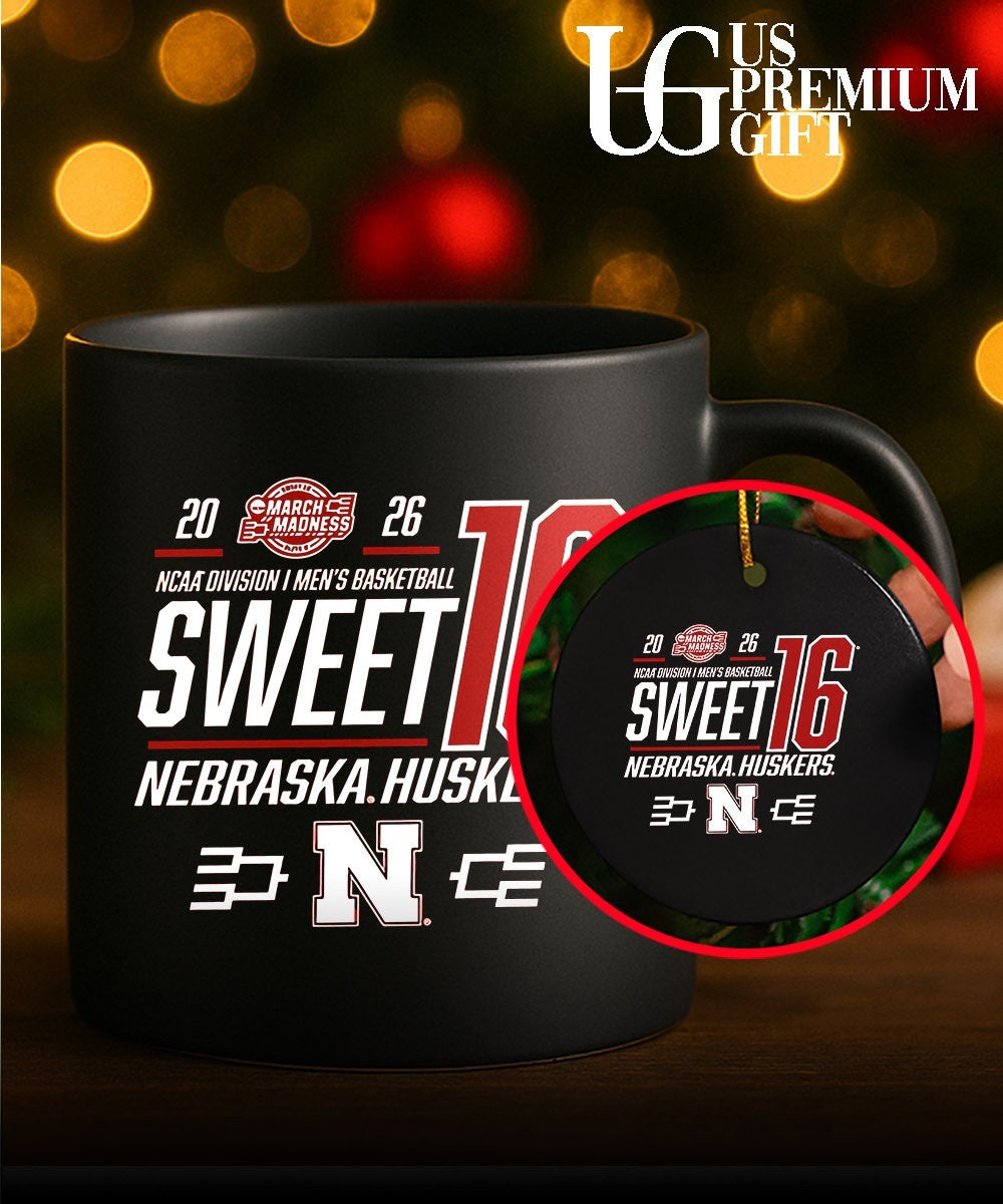 Sweet 16 Bound Nebraska Cornhuskers 2026 NCAA Men’s basketball March Madness shirt