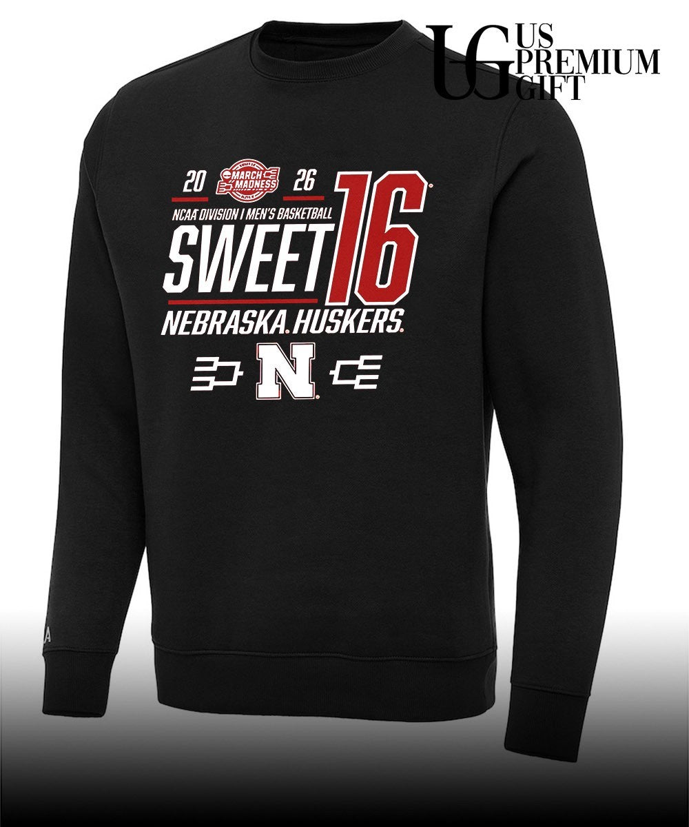 Sweet 16 Bound Nebraska Cornhuskers 2026 NCAA Men’s basketball March Madness shirt