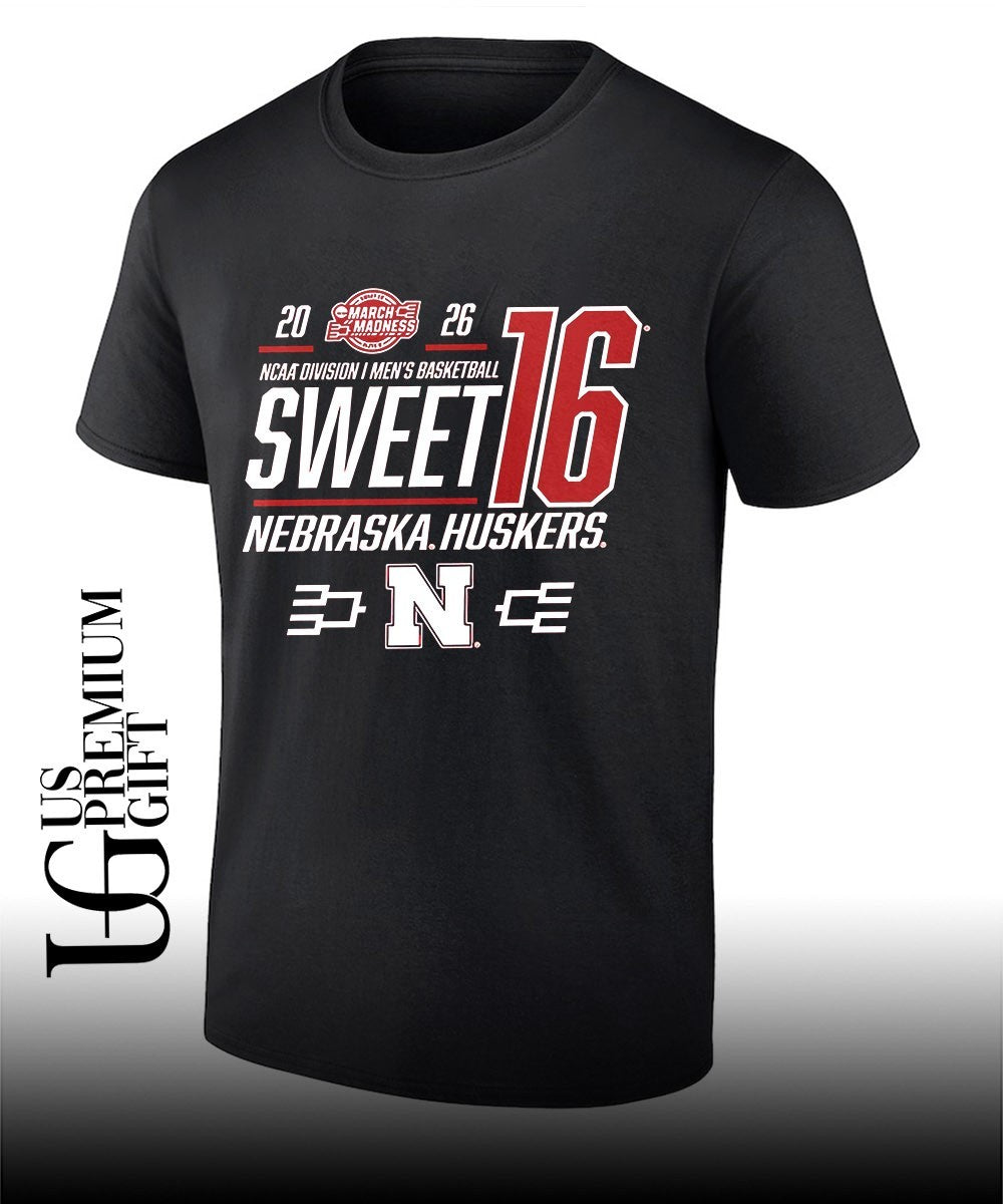 Sweet 16 Bound Nebraska Cornhuskers 2026 NCAA Men’s basketball March Madness shirt