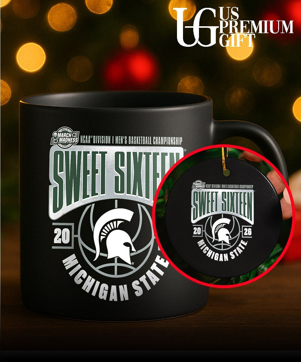 Sweet 16 Michigan State Spartans 2026 NCAA Men’s Basketball Tournament March Madness shirt