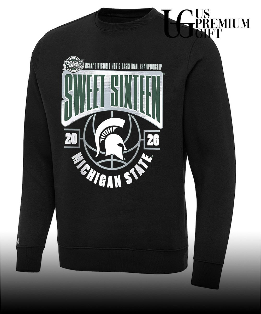 Sweet 16 Michigan State Spartans 2026 NCAA Men’s Basketball Tournament March Madness shirt