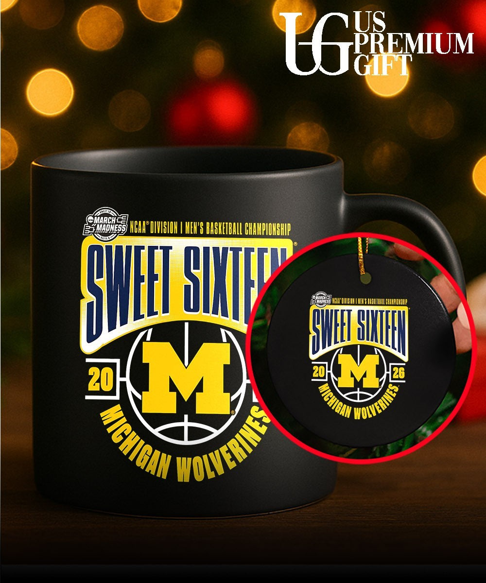 Sweet 16 Michigan Wolverines 2026 NCAA Men’s Basketball Tournament March Madness shirt