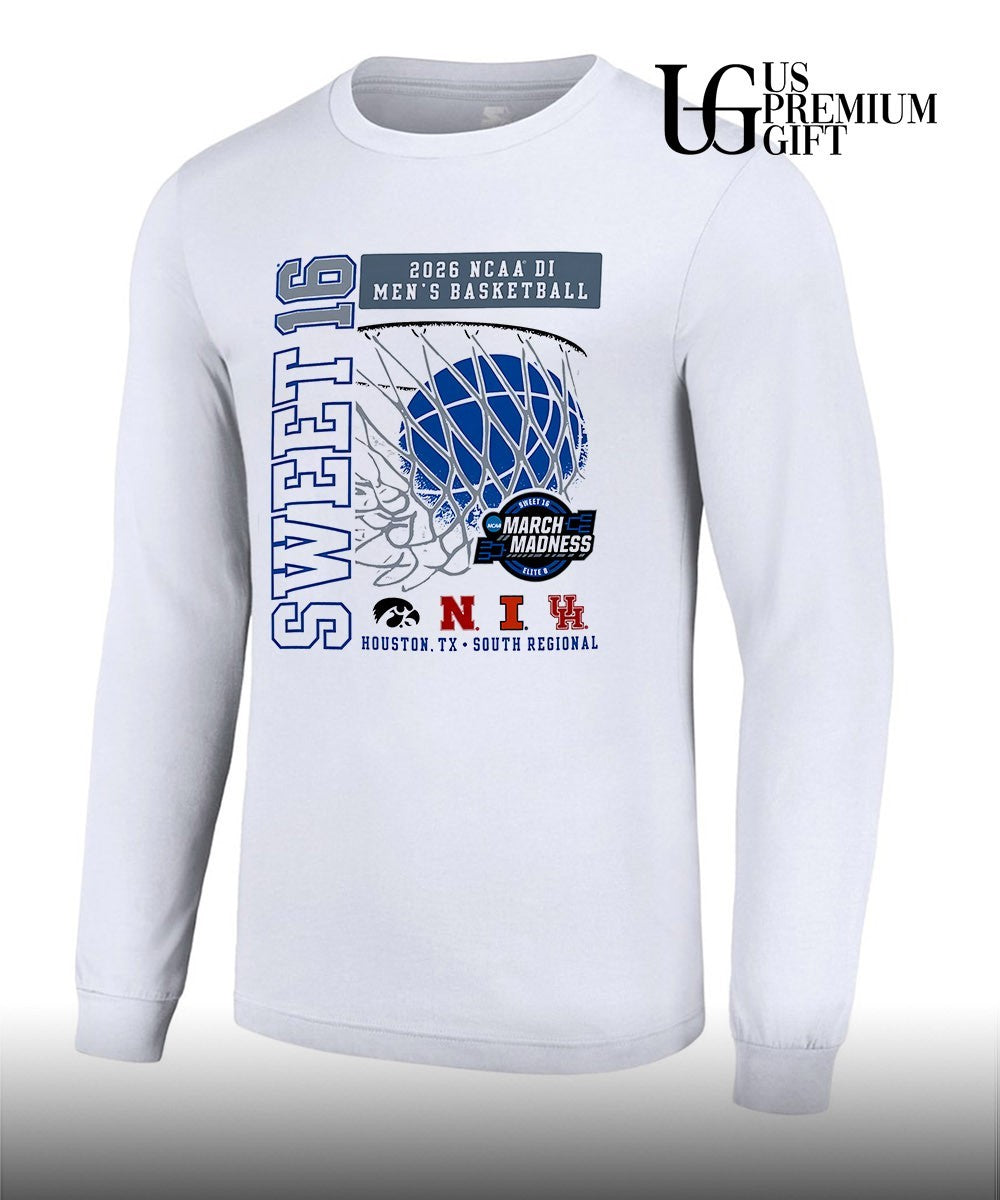 Sweet 16 NCAA D1 Men’s basketball 2026 March Madness Houston TX South Regional shirt