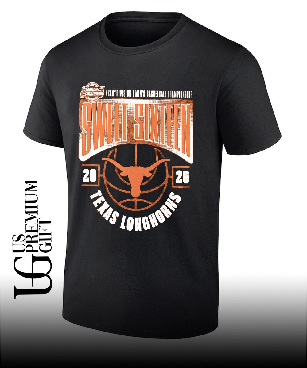Sweet 16 Texas Longhorns 2026 NCAA Men’s Basketball Tournament March Madness shirt
