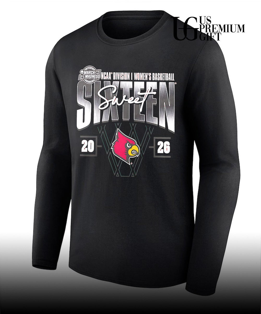 Sweet Sixteen Louisville Cardinals 2026 NCAA Women’s Basketball Tournament March Madness shirt