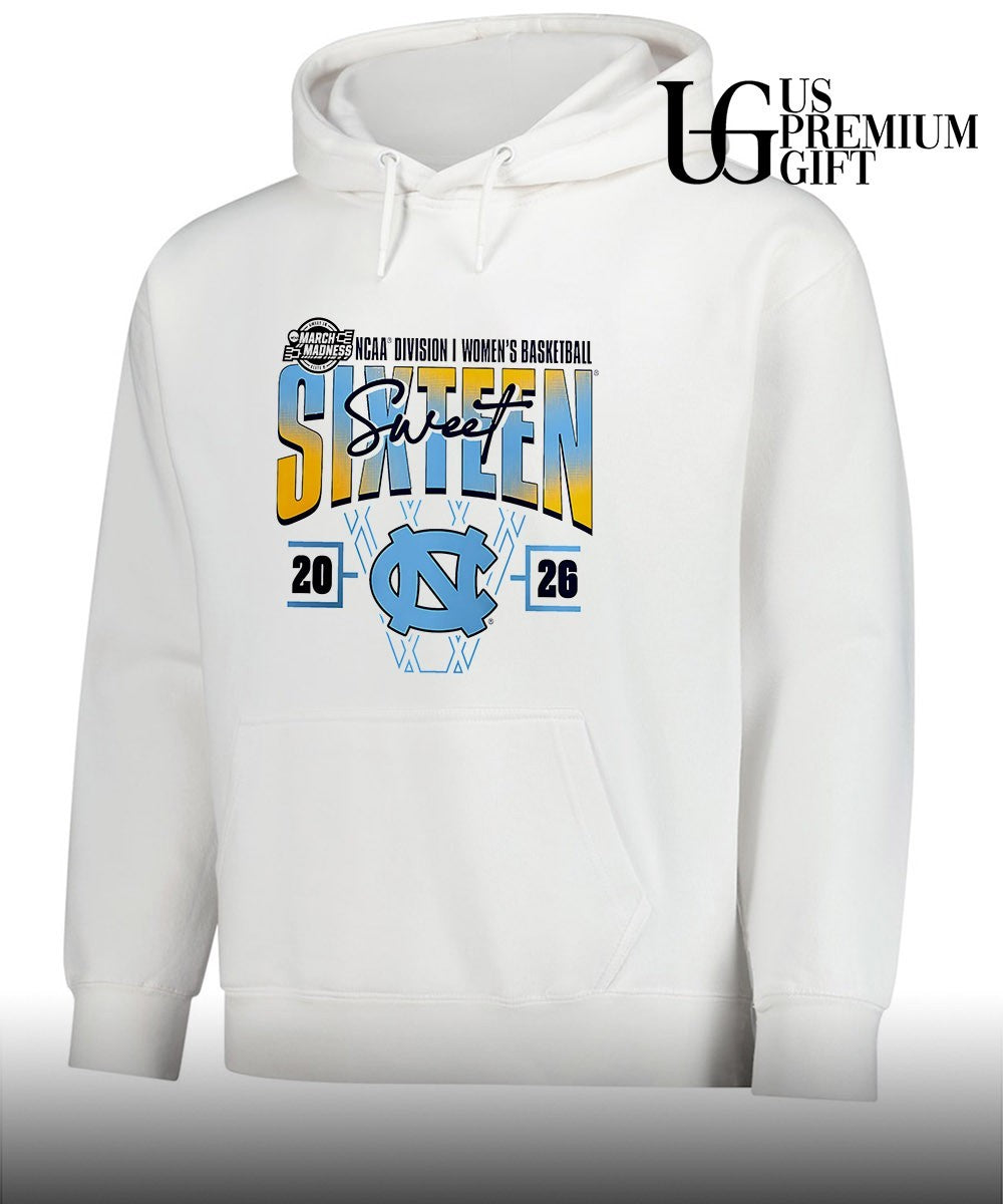 Sweet Sixteen North Carolina Tar Heels 2026 NCAA Women’s Basketball Tournament March Madness shirt