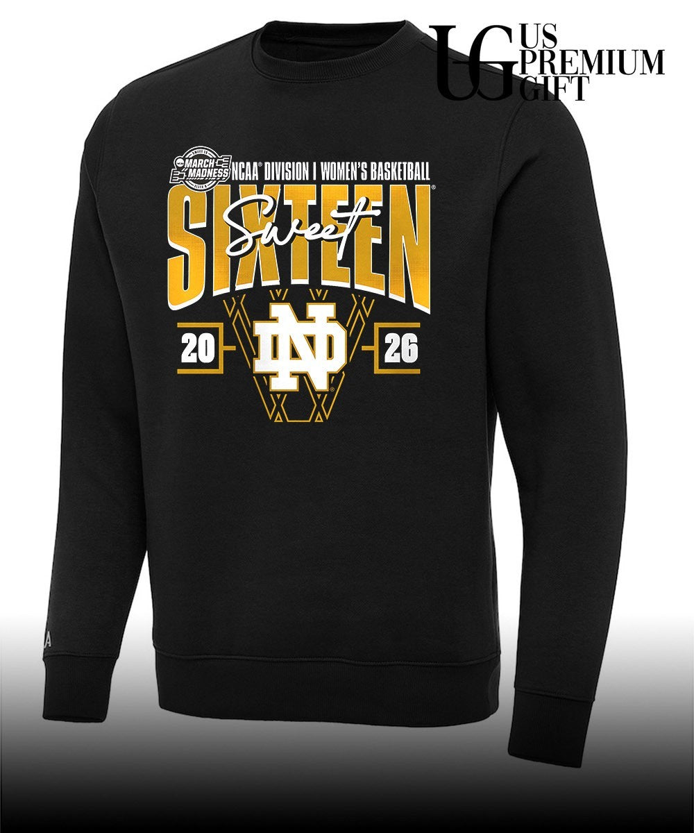 Sweet Sixteen Notre Dame Fighting Irish 2026 NCAA Women’s Basketball Tournament March Madness shirt
