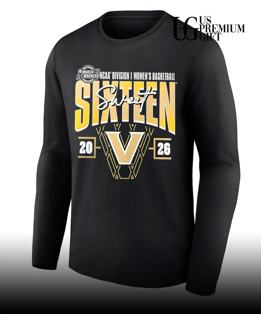 Sweet Sixteen Vanderbilt Commodores 2026 NCAA Women’s Basketball Tournament March Madness shirt