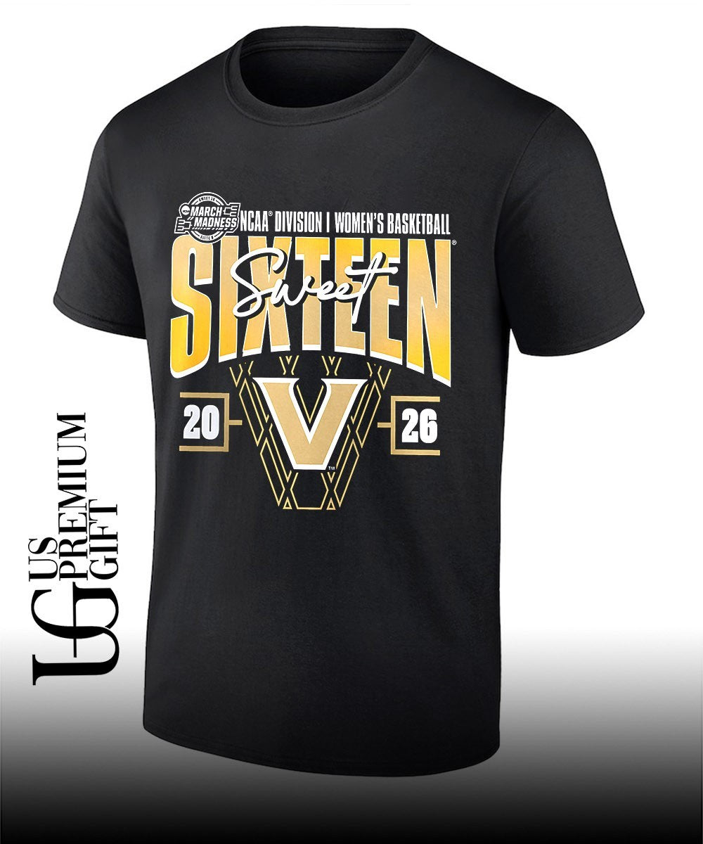 Sweet Sixteen Vanderbilt Commodores 2026 NCAA Women’s Basketball Tournament March Madness shirt