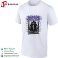 Sworn Virgin Dark Fantasy Knight with Sword and Skulls shirt