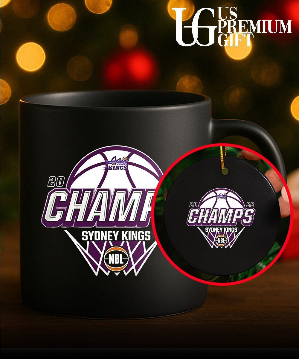 Sydney Kings 2026 NBL Champions logo shirt