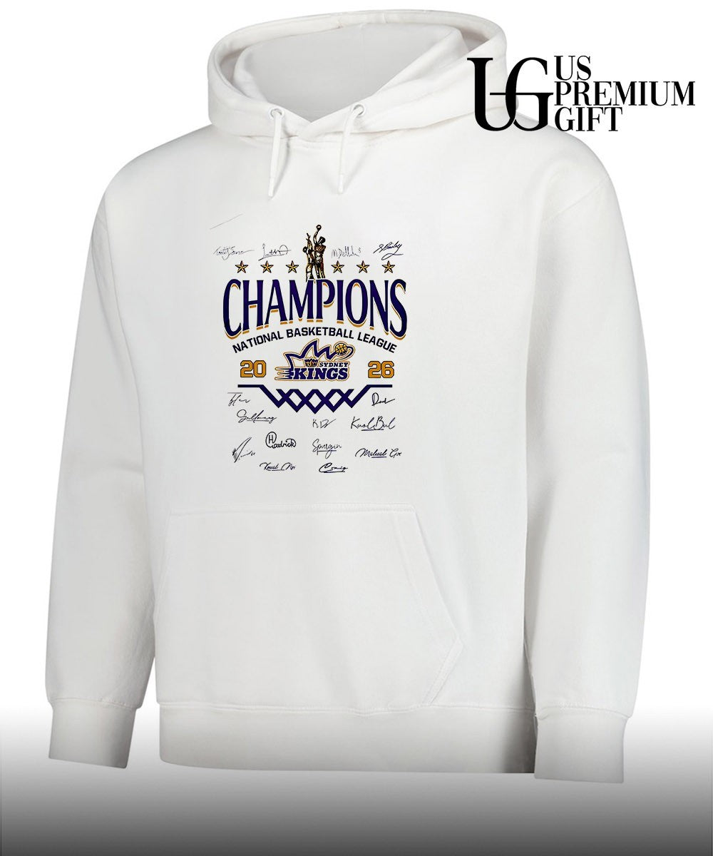 Sydney Kings National Basketball League Champions 2026 signature shirt