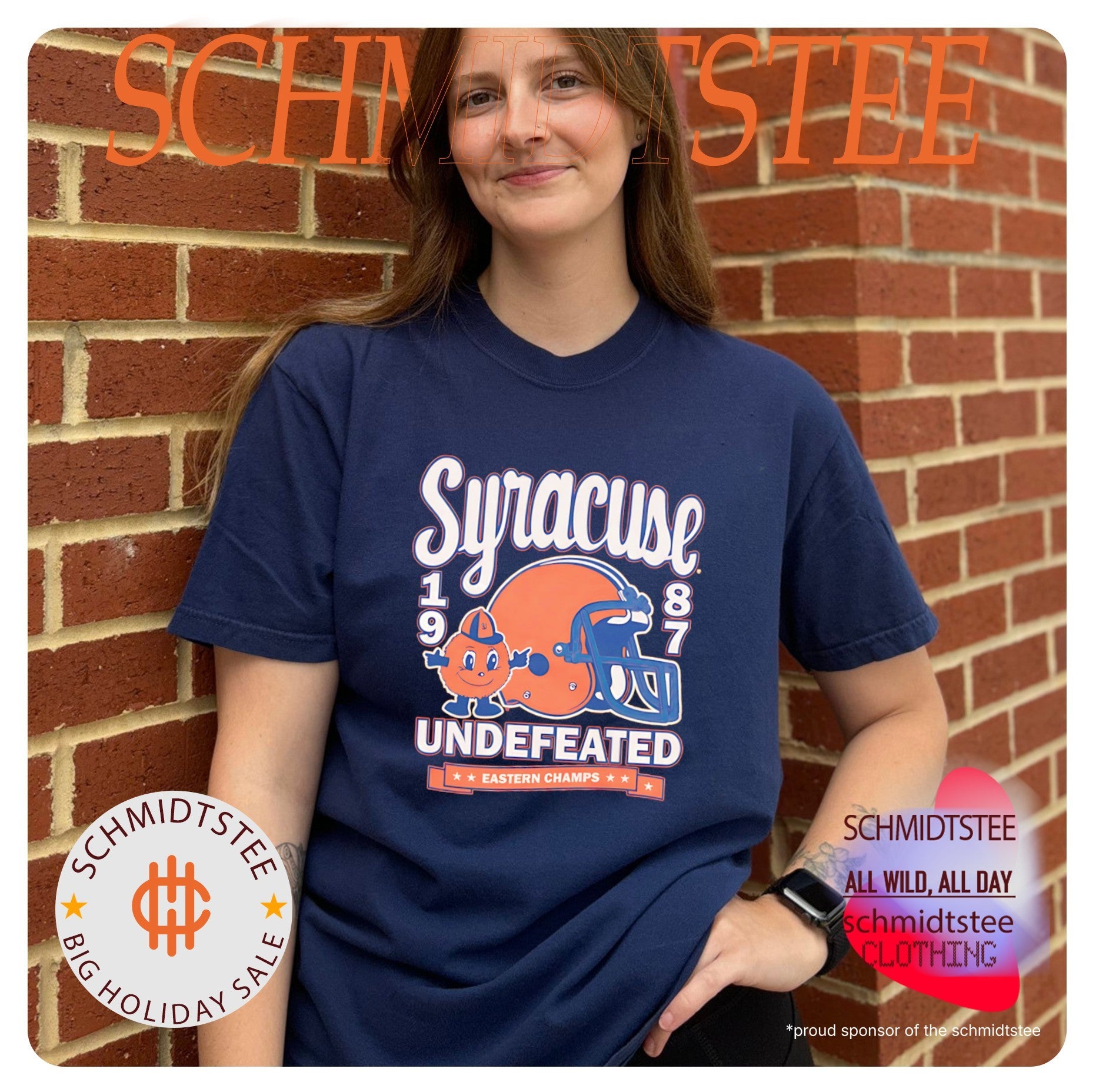 Syracuse Football 1987 Undefeated Eastern Champs Vintage shirt