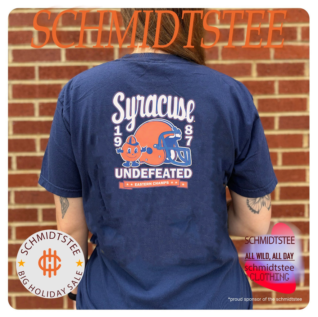Syracuse Football 1987 Undefeated Eastern Champs Vintage shirt