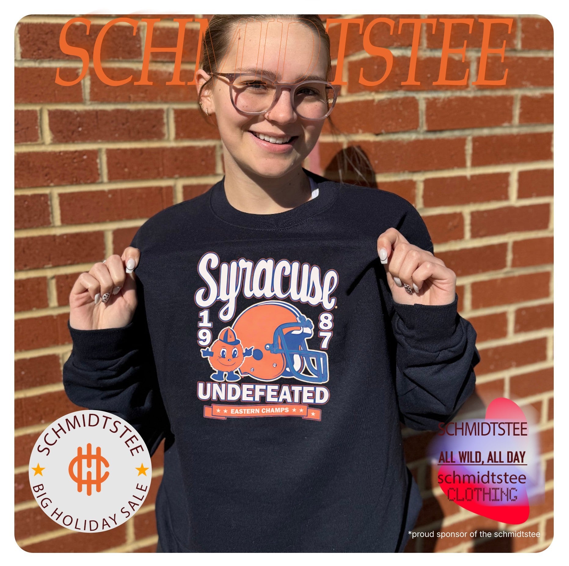 Syracuse Football 1987 Undefeated Eastern Champs Vintage shirt