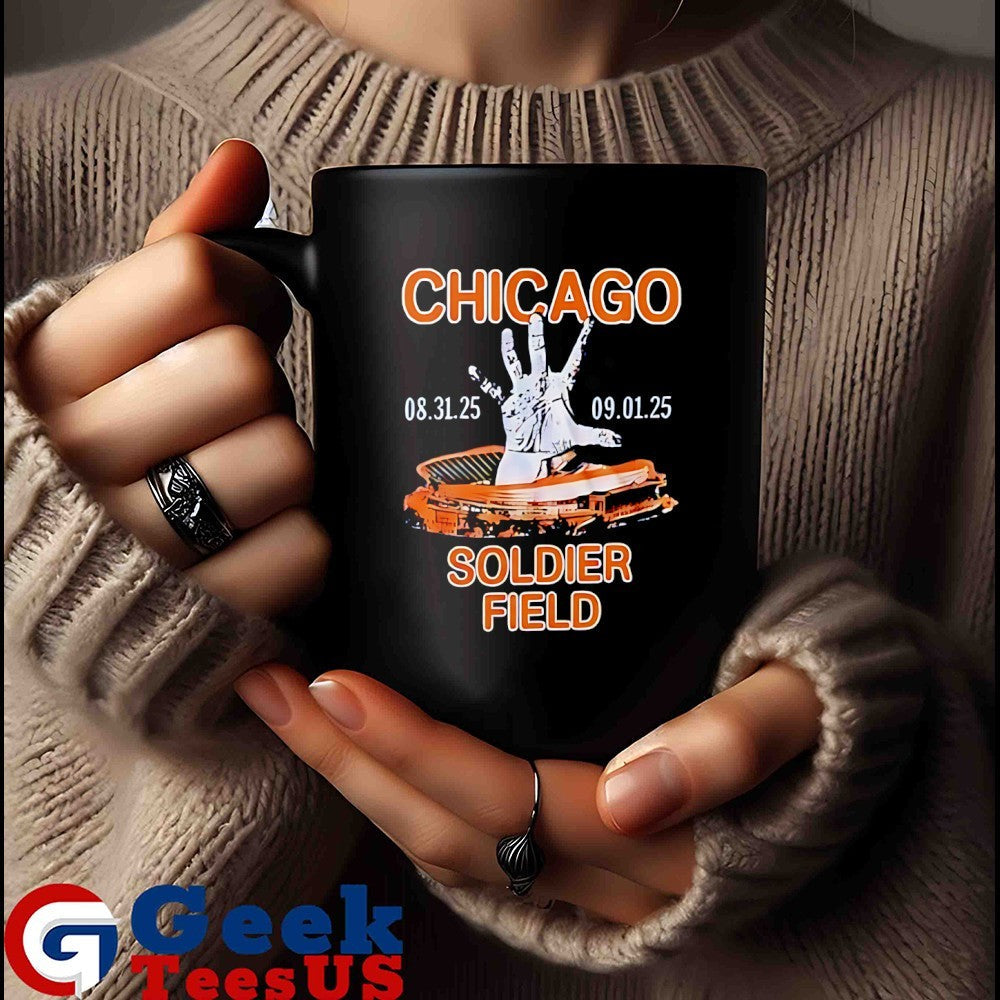 System of a Down 2025 Soldier Field Chicago Stadium hand shirt