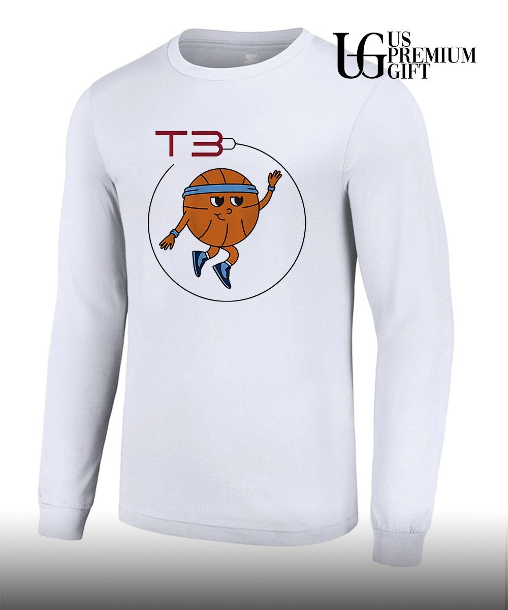 T3 Basketball logo shirt