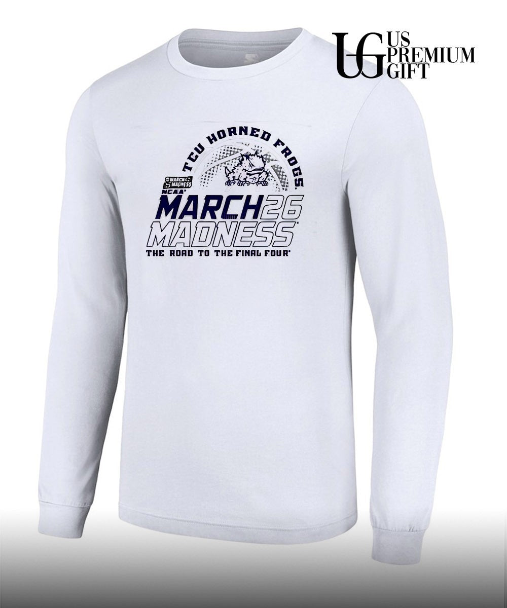 TCU Horned Frogs Basketball March Madness The Road To The Final Four 2026 shirt
