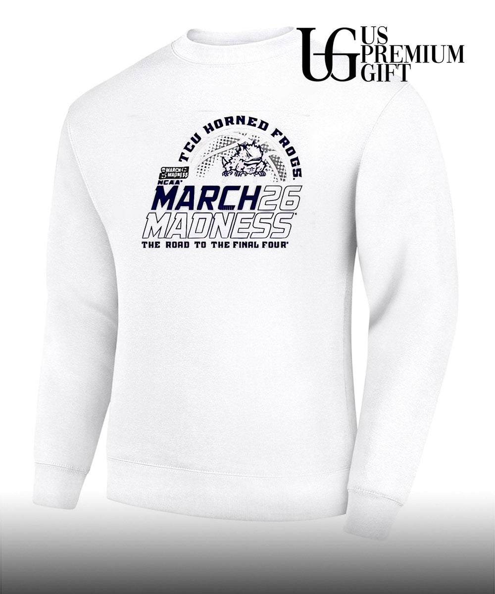 TCU Horned Frogs Basketball March Madness The Road To The Final Four 2026 shirt
