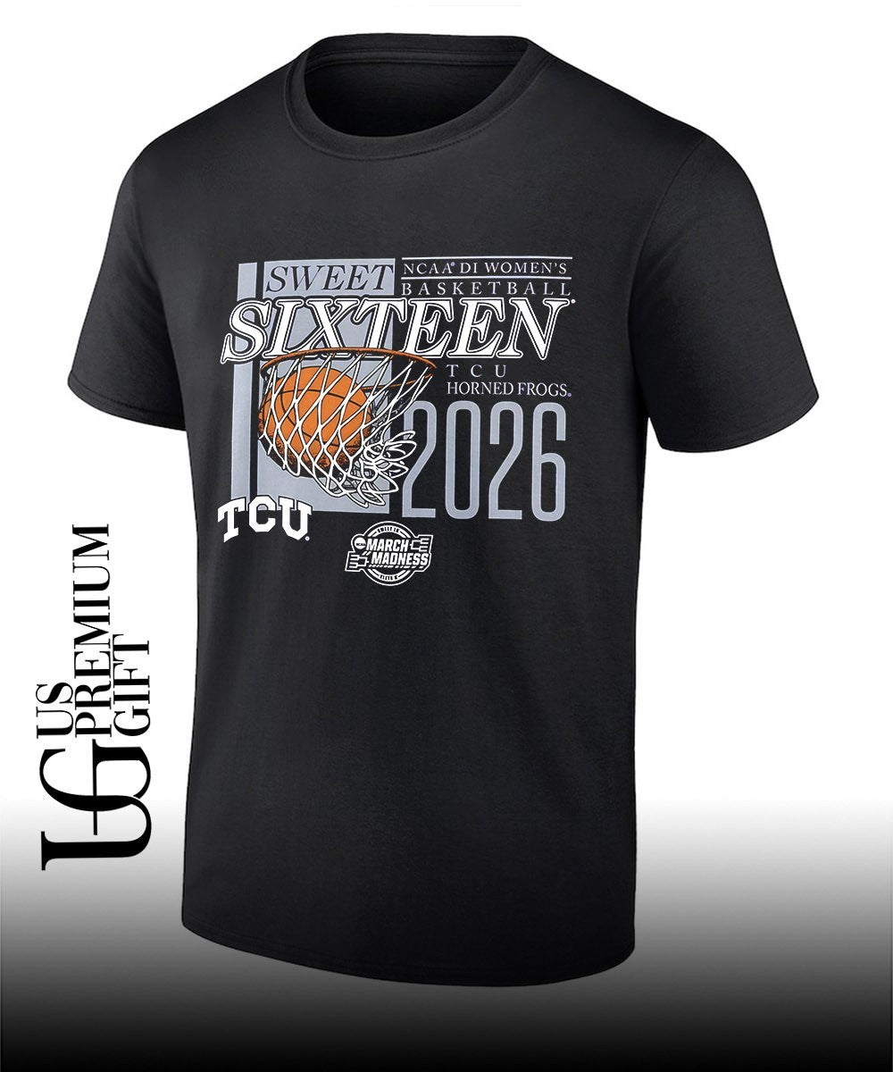 TCU Horned Frogs Sweet Sixteen NCAA 2026 Division 1 Women’s basketball March Madness shirt