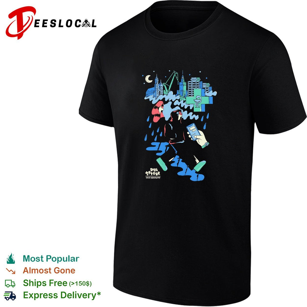 Taco Hemingway 2026 tour poster shirt