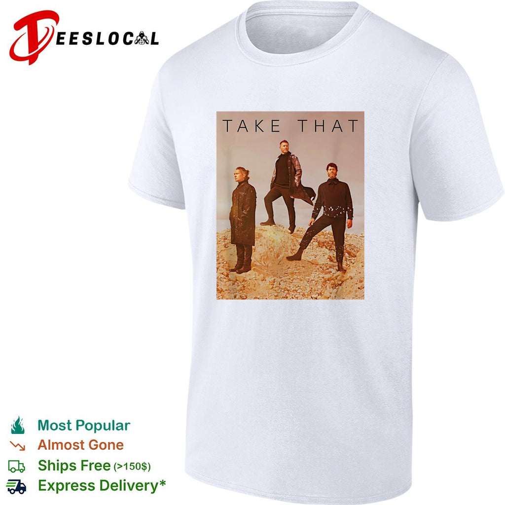 Take That band portrait standing shirt