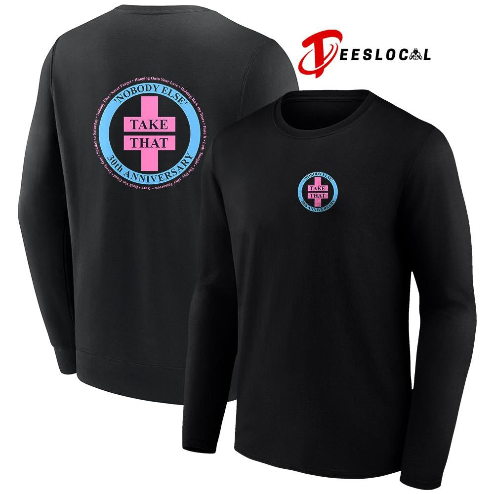 Take That never forget 30th anniversary logo shirt