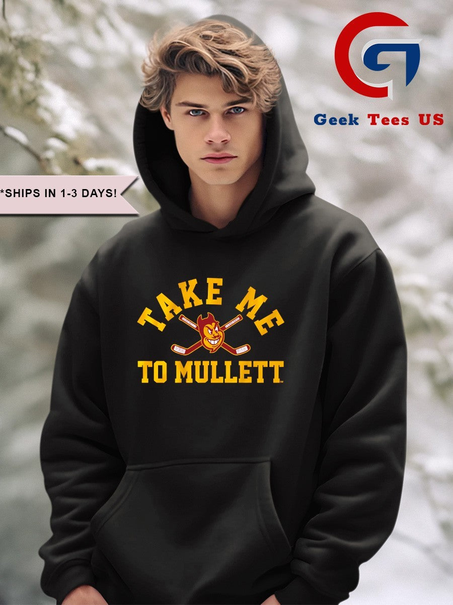 Take me to Mullett Arizona State Hockey logo shirt