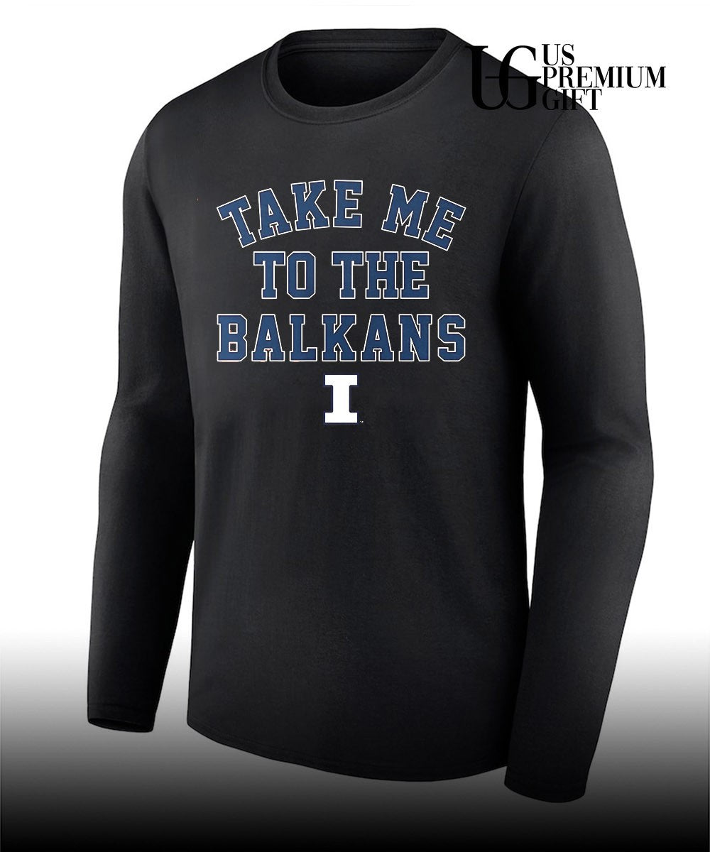 Take me to the Balkans Illinois Fighting Illini men’s basketball logo shirt