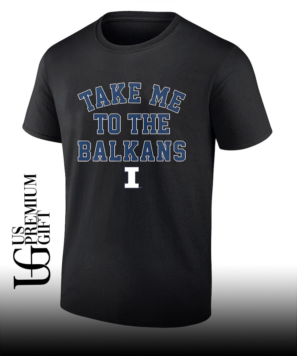 Take me to the Balkans Illinois Fighting Illini men’s basketball logo shirt