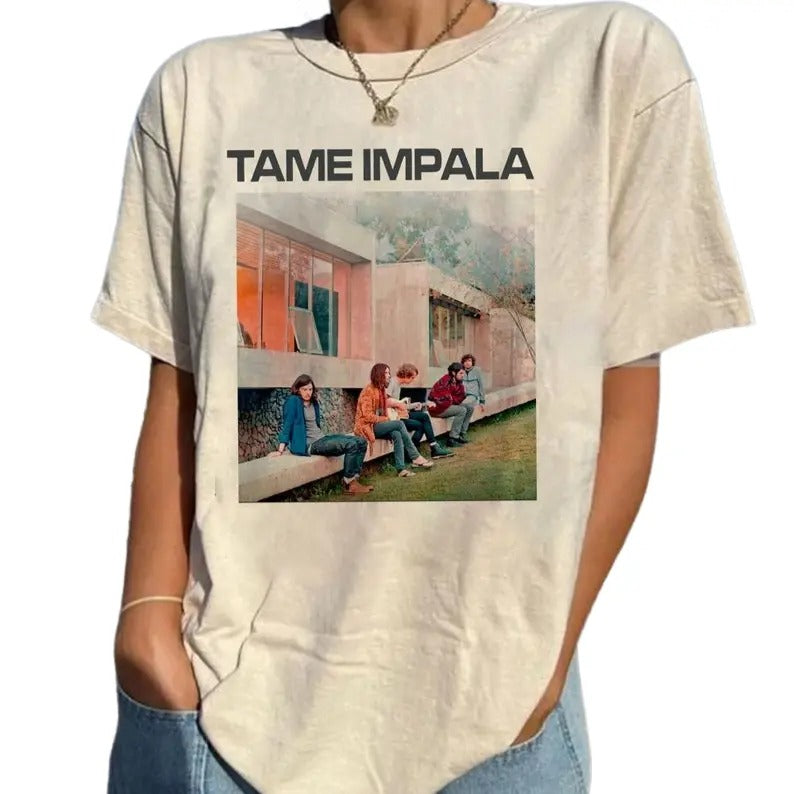 Tame Impala Graphic Shirt, Tame Impala Music Album Tee, Tame Impala Unisex Shirt Classic Shortsleeve Comfort Cotton...
