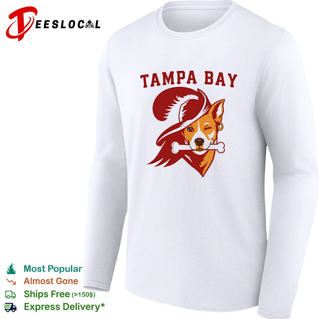 Tampa Bay Dog Pirate with Bone football fan shirt