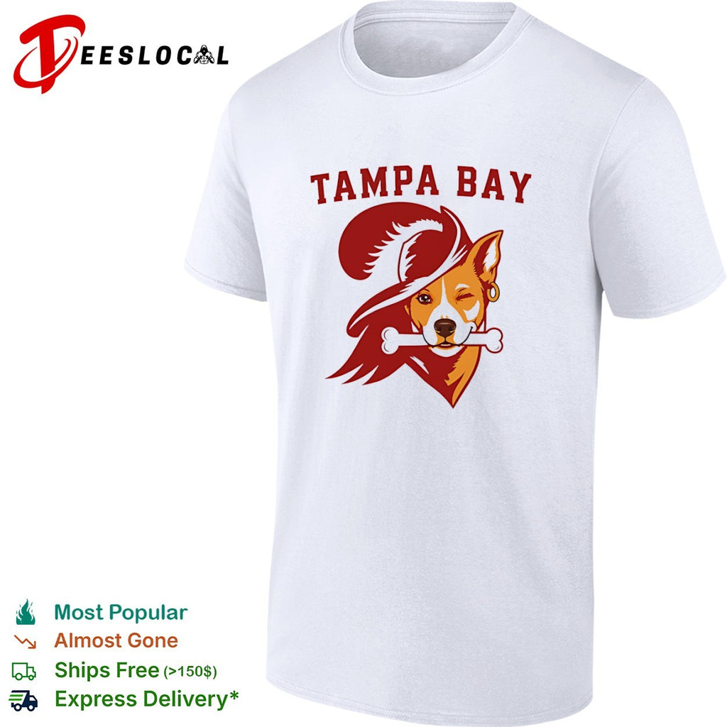 Tampa Bay Dog Pirate with Bone football fan shirt