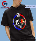 Tampa Bay Lightning vs Ottawa Senators hockey 2025 NHL Opening Night shirt