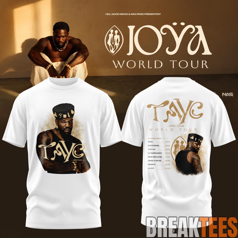 Tayc JOYA WORLD TOUR 2026 Special Shirt