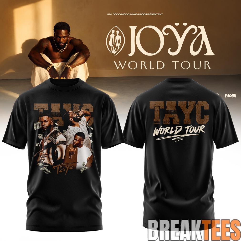 Tayc JOYA WORLD TOUR 2026 Special Shirt