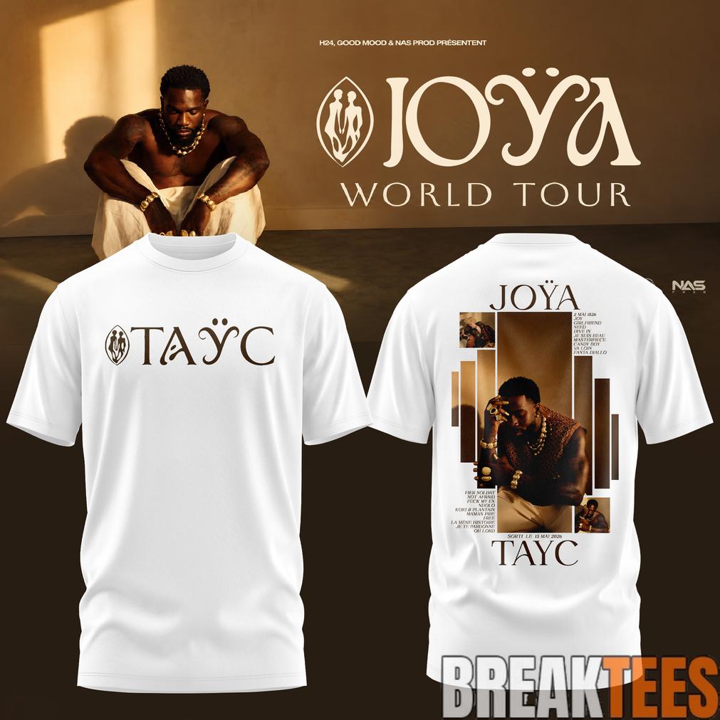 Tayc JOYA WORLD TOUR 2026 Special Shirt