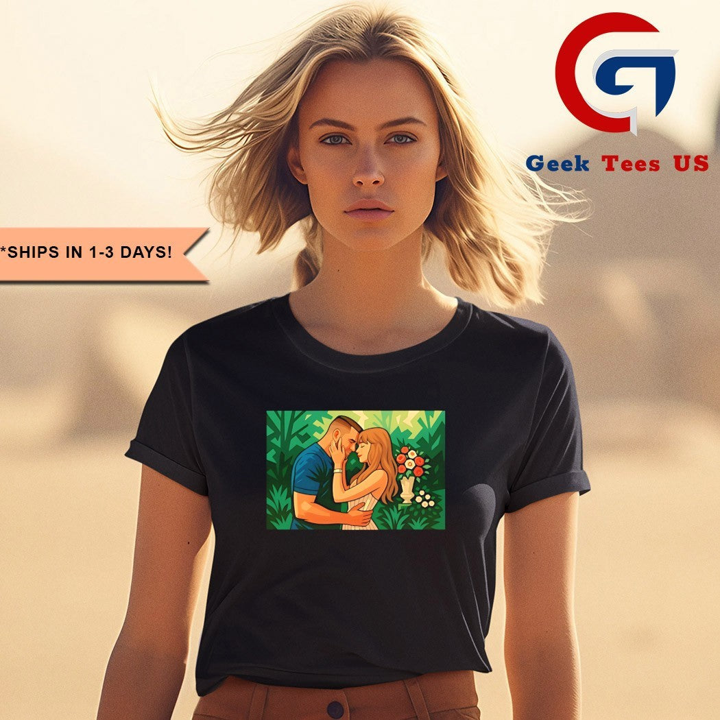 Taylor and Travis Kelce Engagement 2025 Romantic shirt