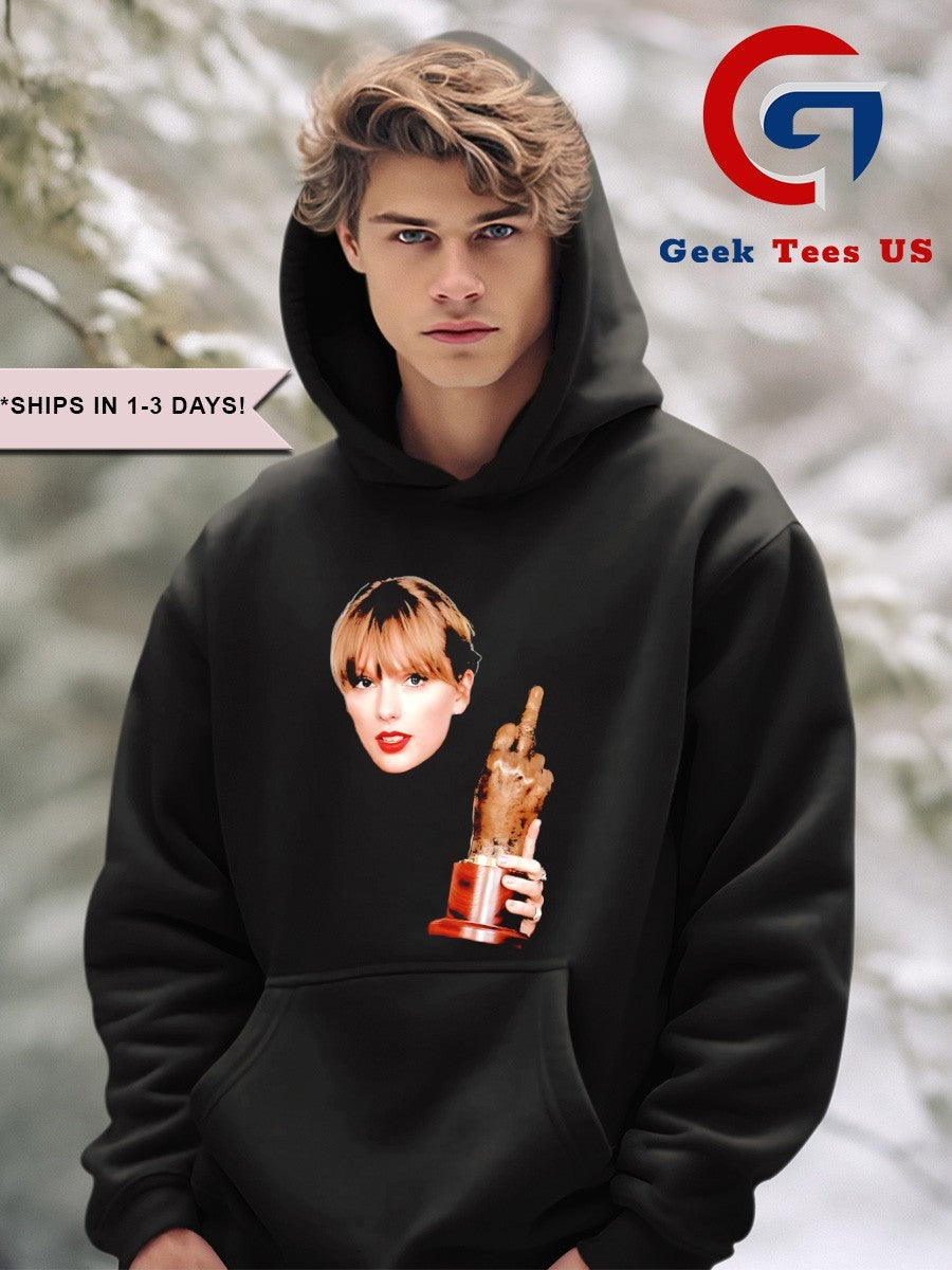 Taylor and middle finger hand shirt