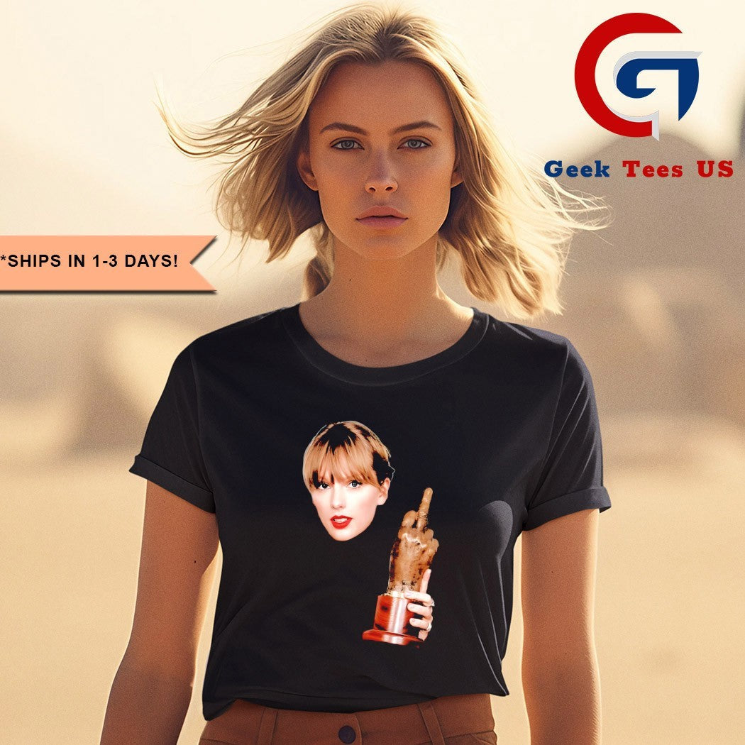 Taylor and middle finger hand shirt