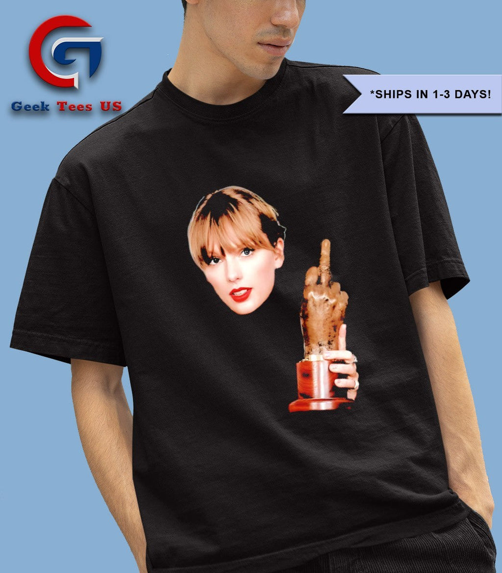 Taylor and middle finger hand shirt