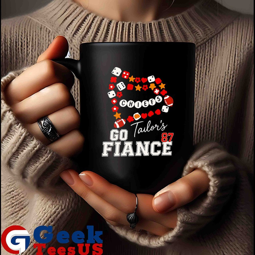 Taylor’s go Fiance 87 Travis Kelce Kansas City Chiefs shirt