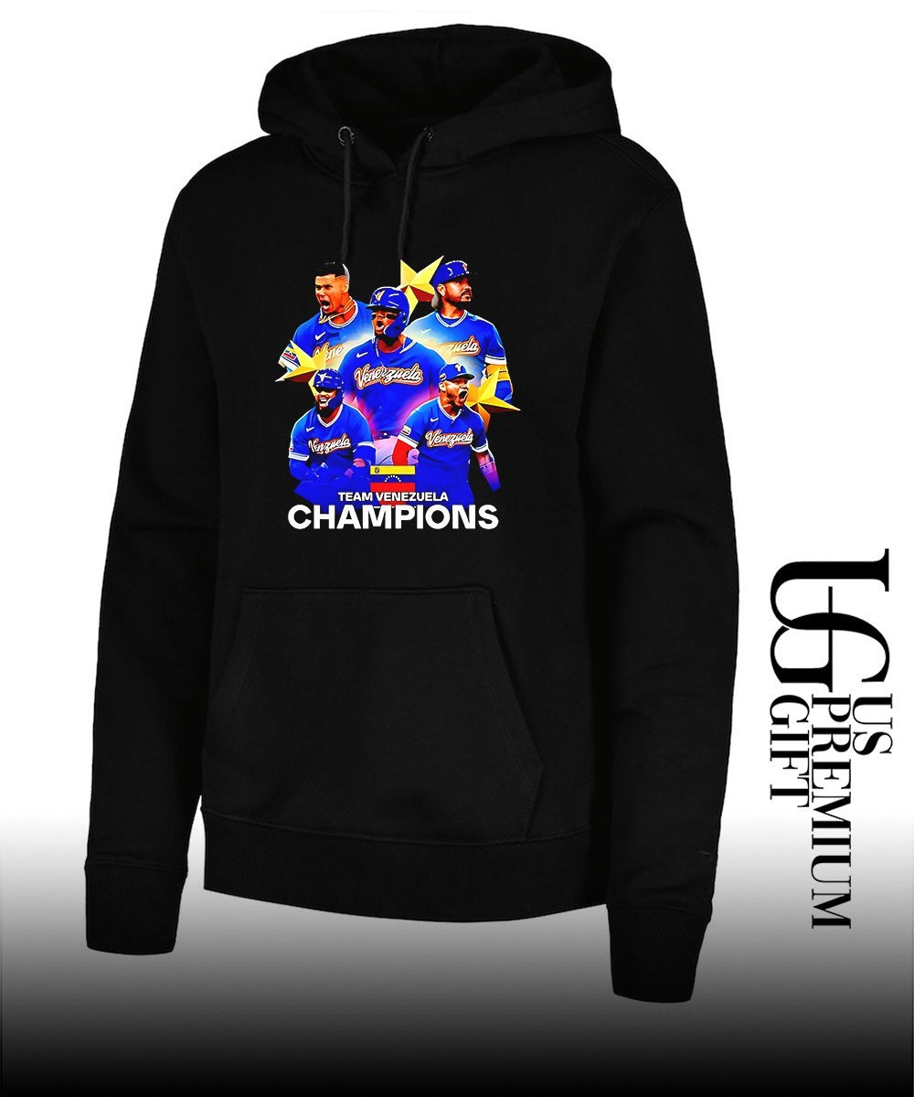 Team Venezuela baseball 2026 WBC Champions graphic shirt