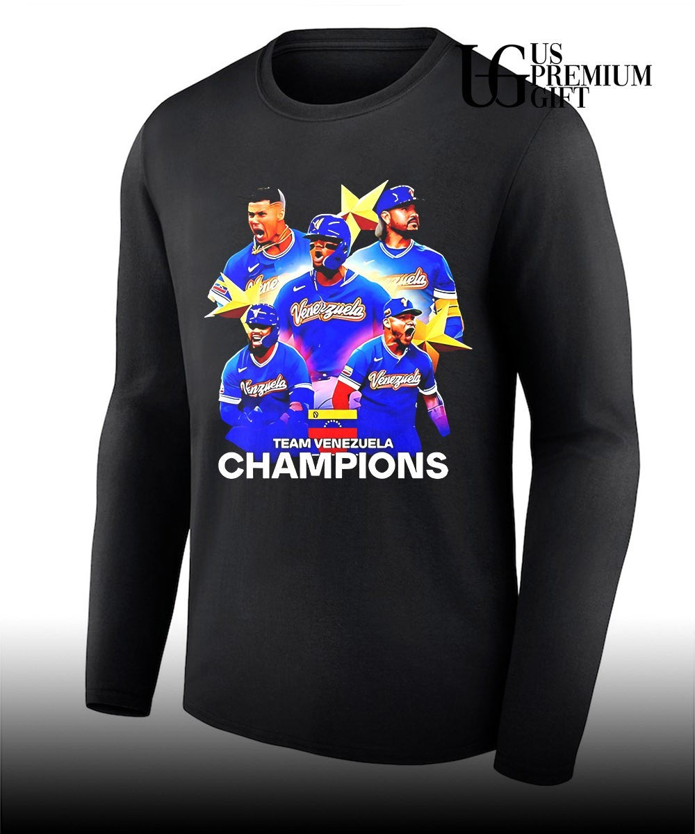 Team Venezuela baseball 2026 WBC Champions graphic shirt