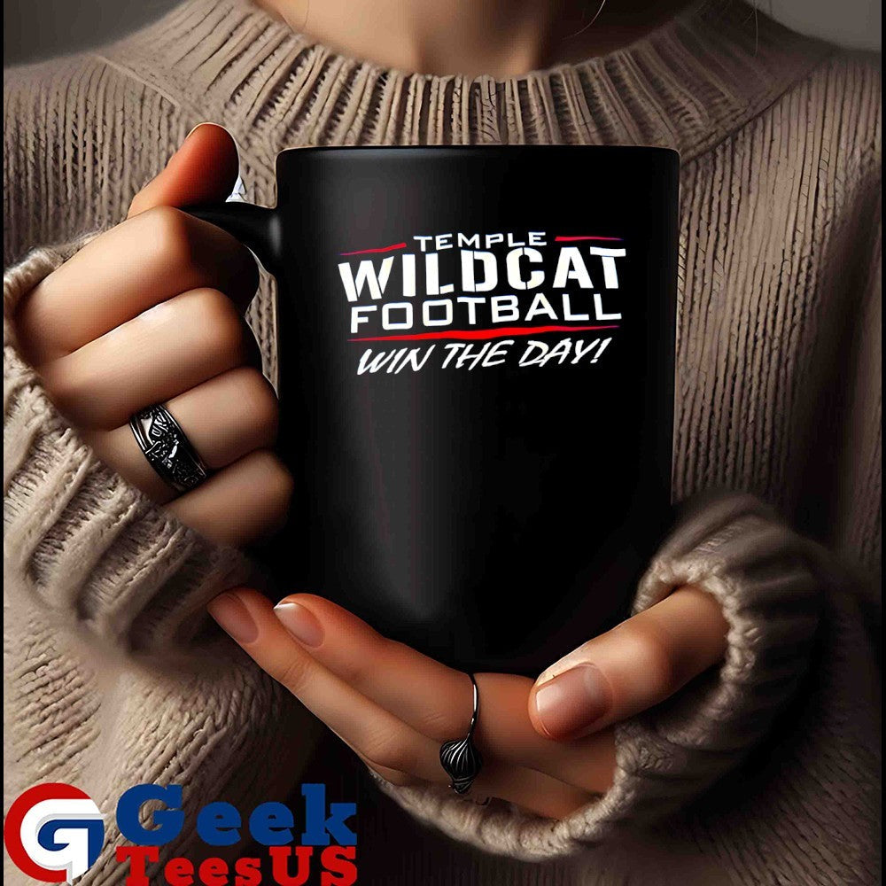 Temple Wildcat football win the day shirt